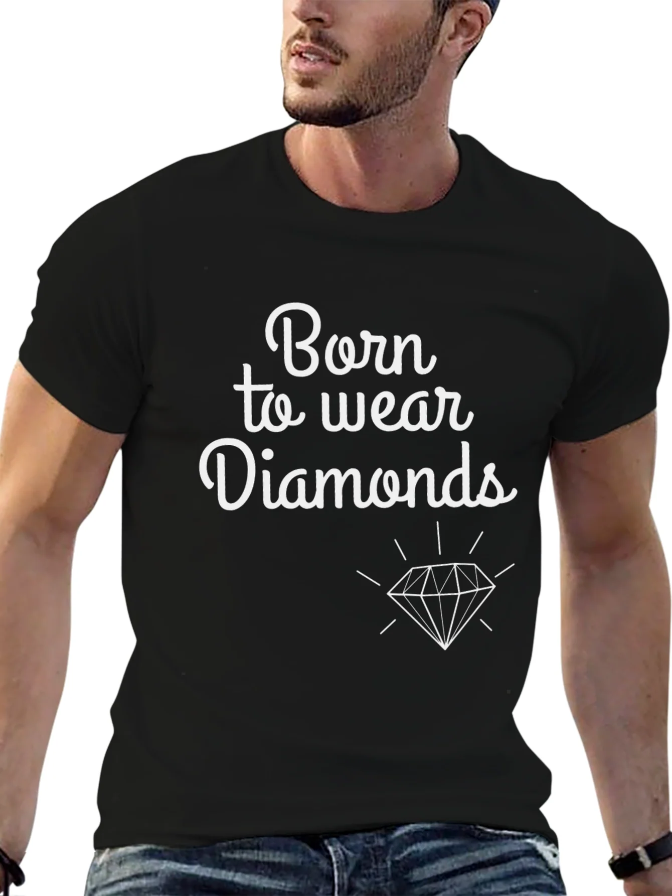 Born to Wear Diamonds Graphic Tee