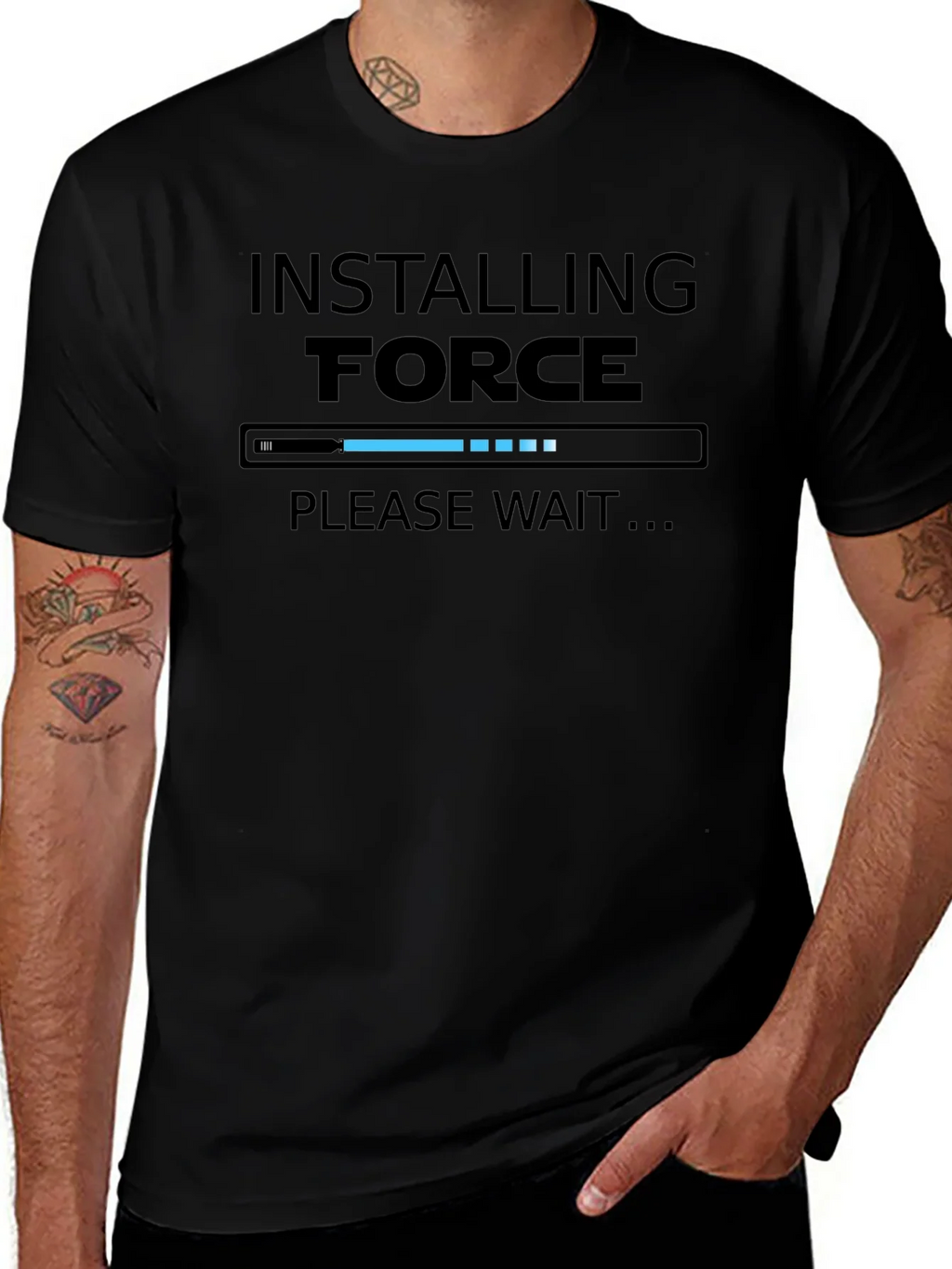 Installing Force T-Shirt - Funny Geek Tee