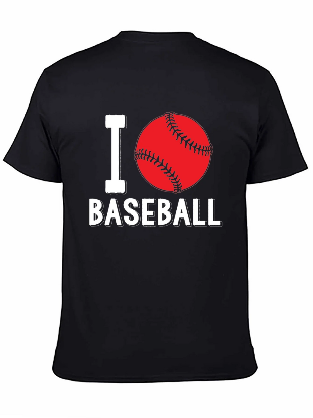 I Love Baseball Graphic T-Shirt