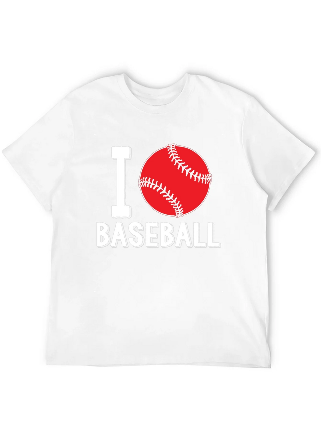 I Love Baseball Graphic T-Shirt