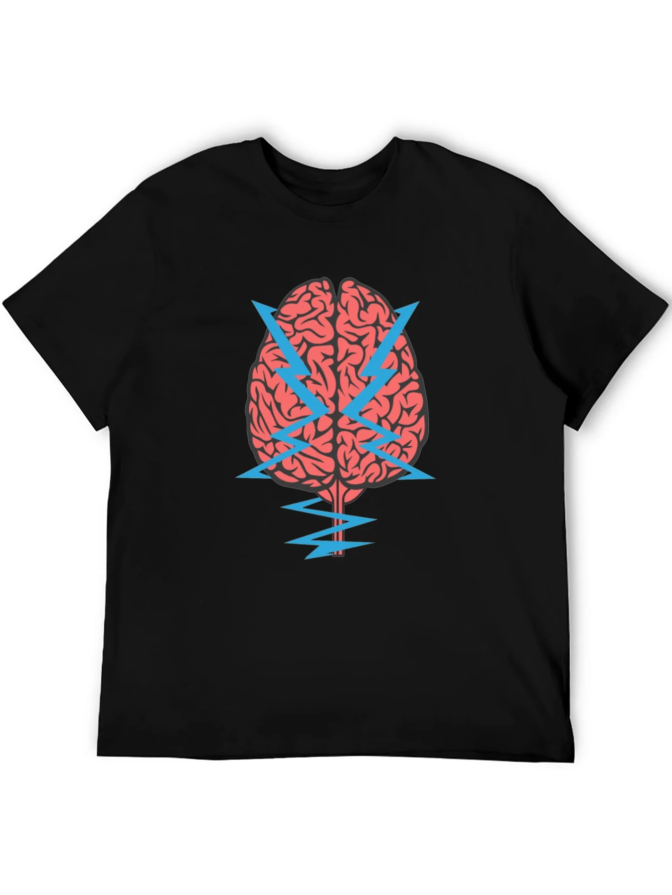 Brainstorm T-Shirt - Mens Black Graphic Tee