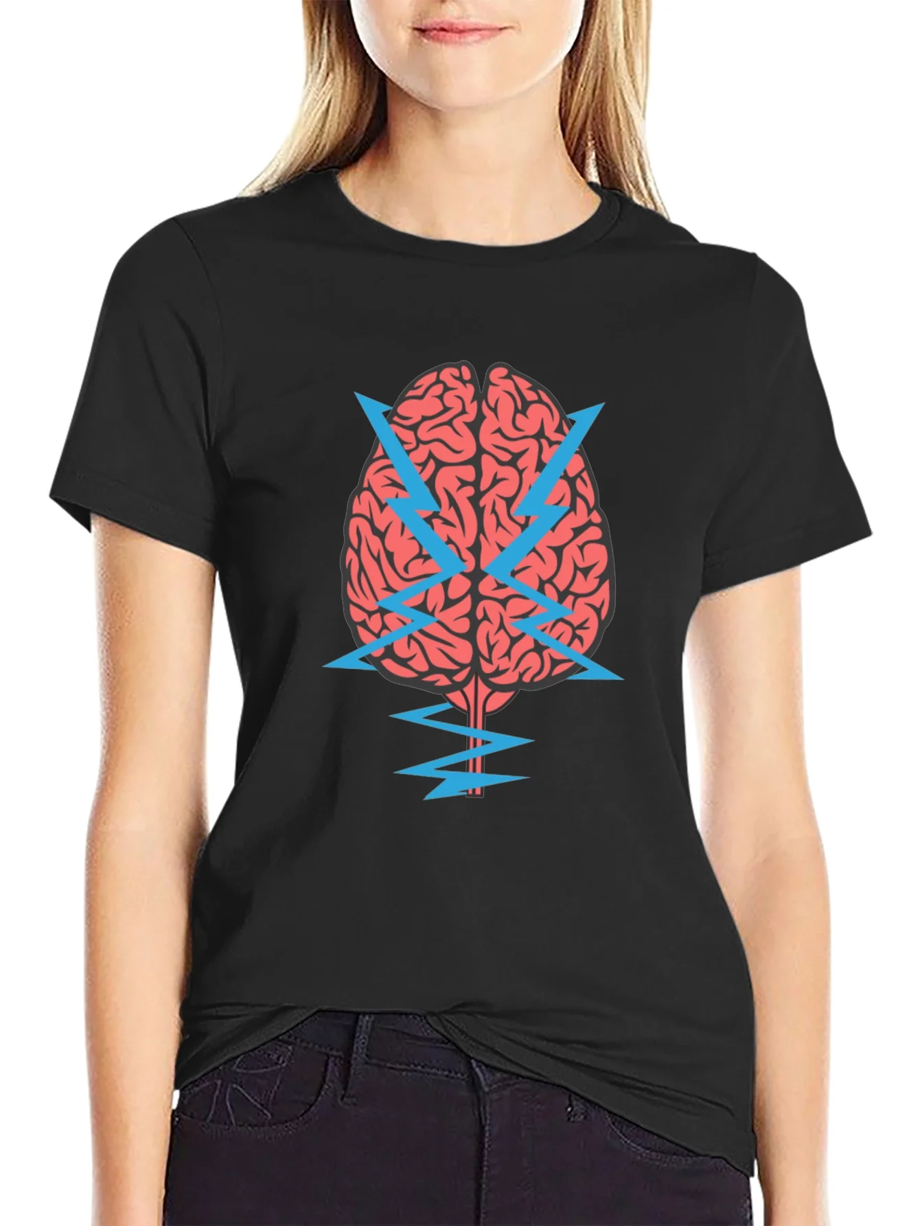Brainstorm T-Shirt - Mens Black Graphic Tee