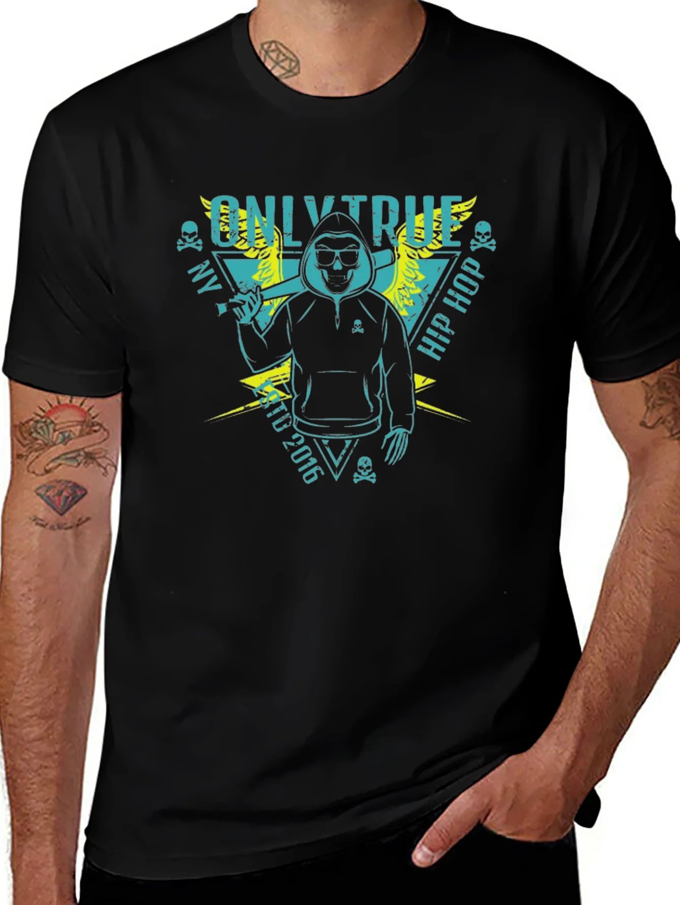 NY Hip Hop Black T-Shirt