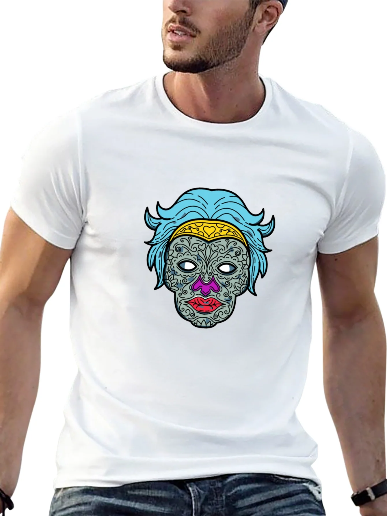 Sugar Skull Graphic Tee - Dia de los Muertos
