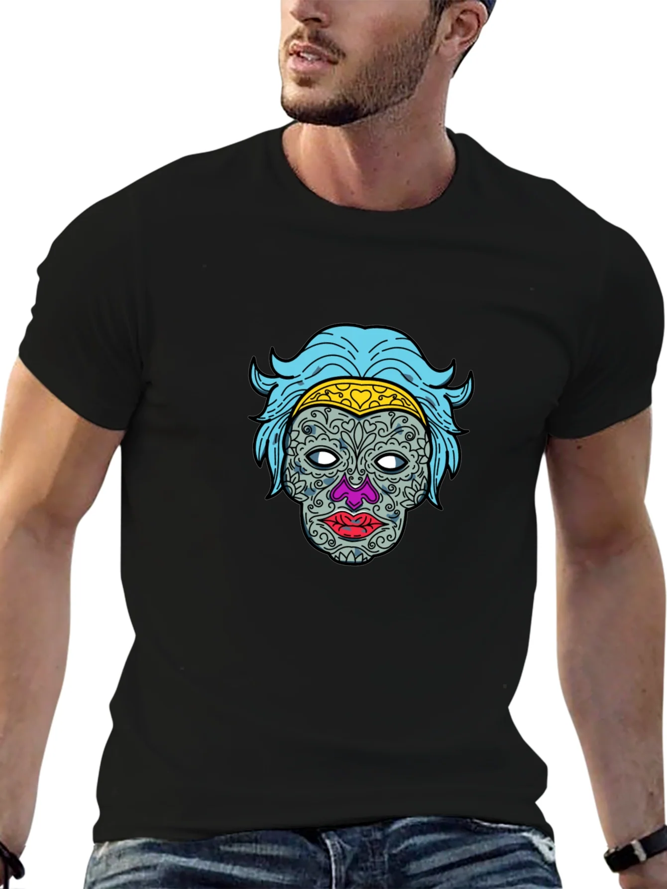 Sugar Skull Graphic Tee - Dia de los Muertos