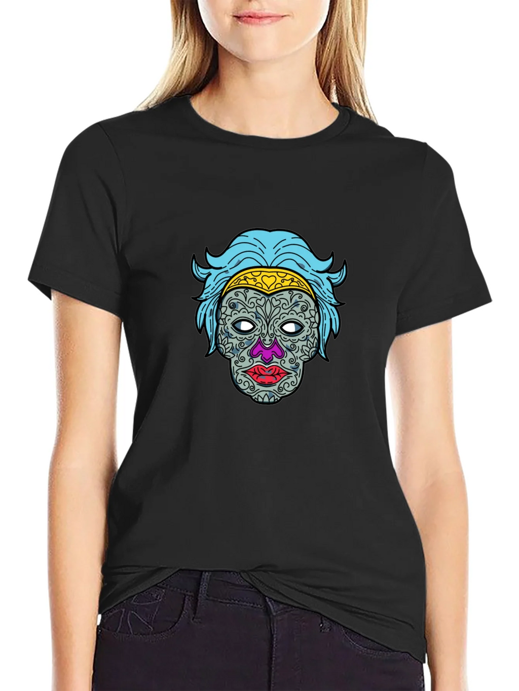 Sugar Skull Graphic Tee - Dia de los Muertos
