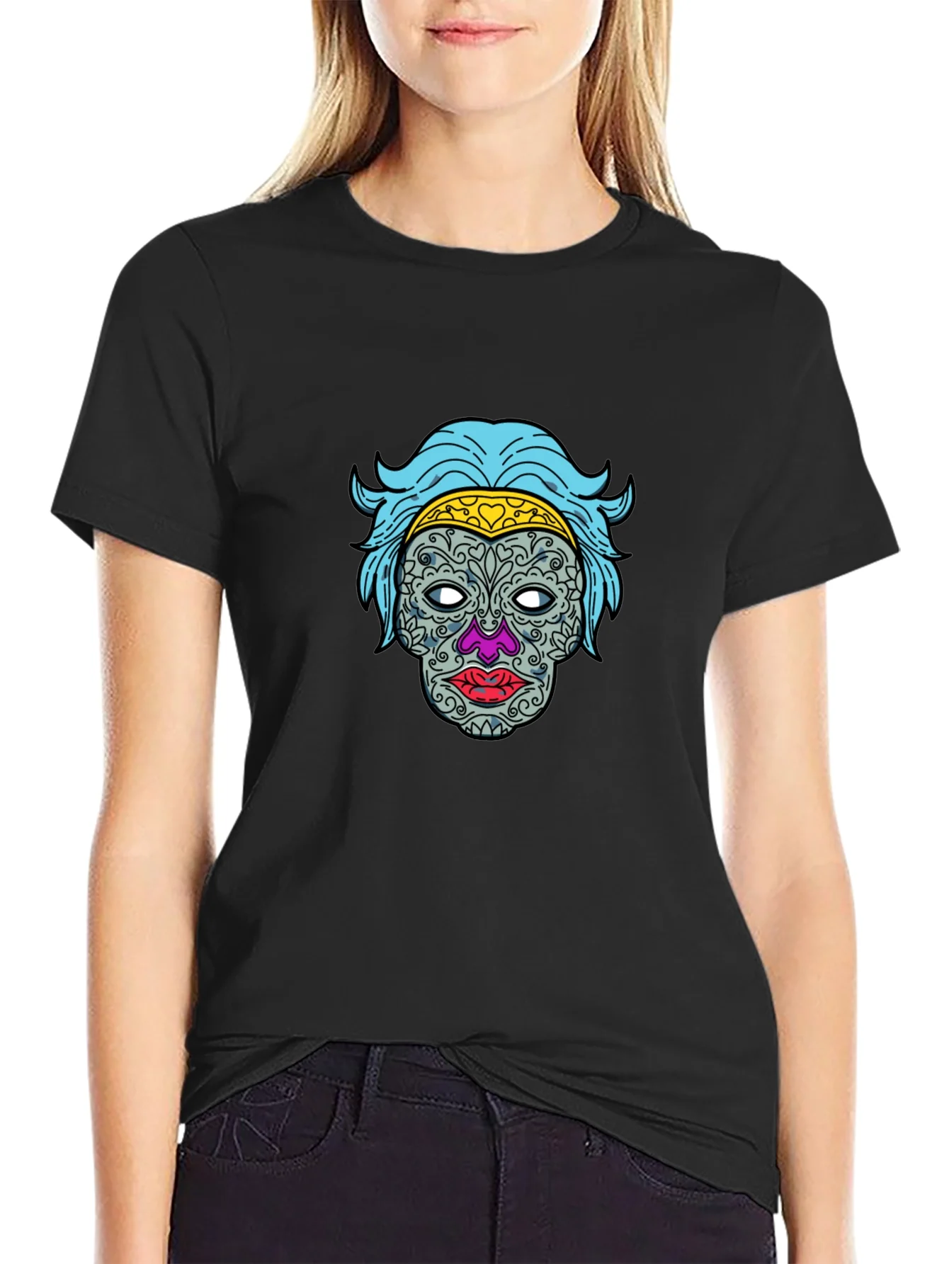 Sugar Skull Graphic Tee - Dia de los Muertos
