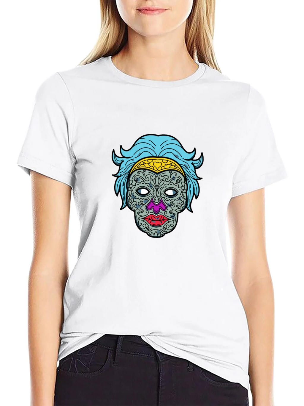 Sugar Skull Graphic Tee - Dia de los Muertos