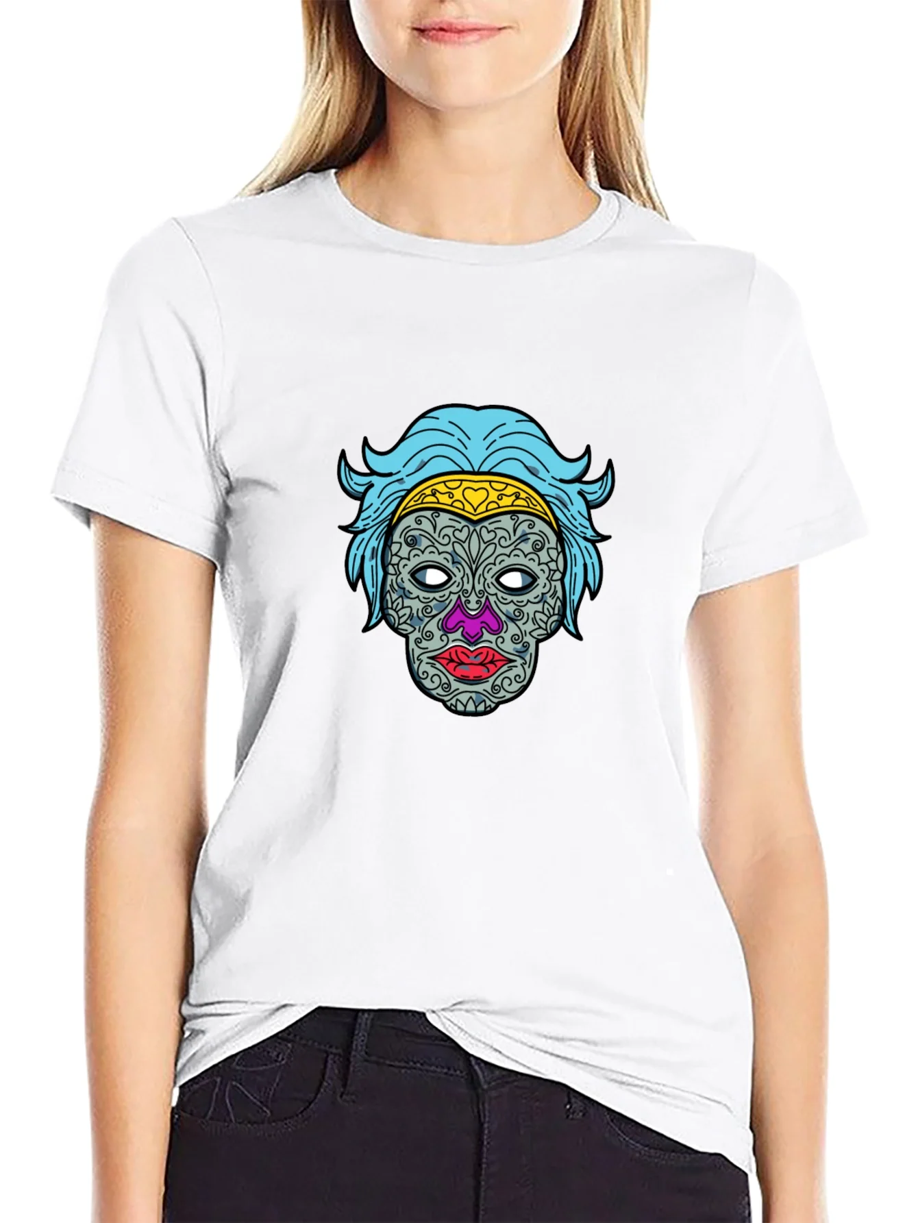 Sugar Skull Graphic Tee - Dia de los Muertos