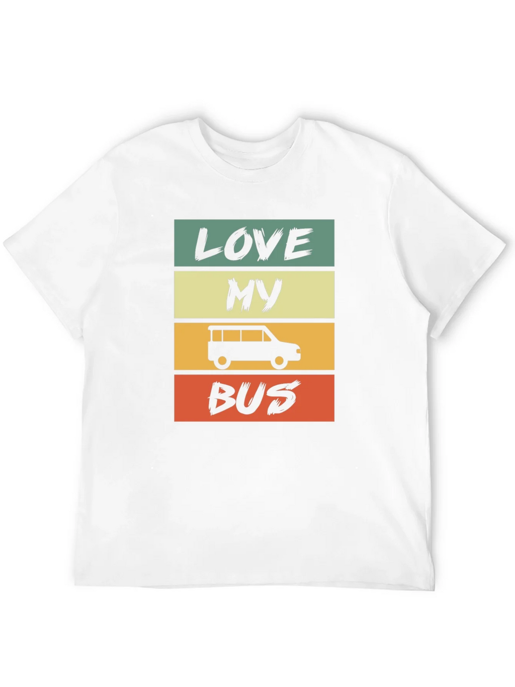 Love My Bus Retro Style T-Shirt