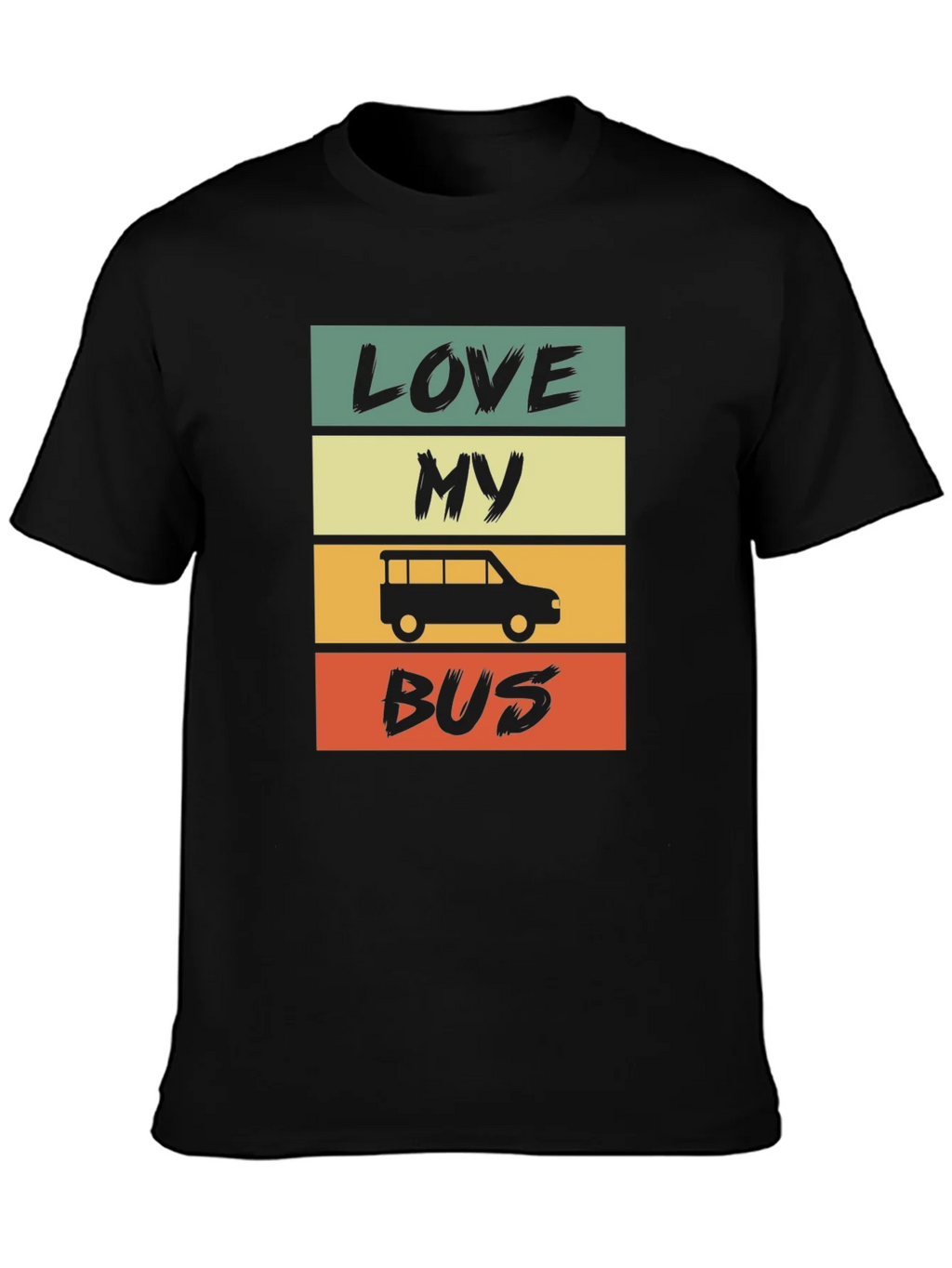 Love My Bus Retro Style T-Shirt
