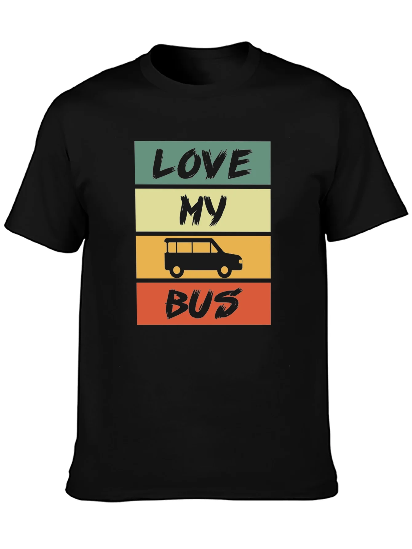Love My Bus Retro Style T-Shirt
