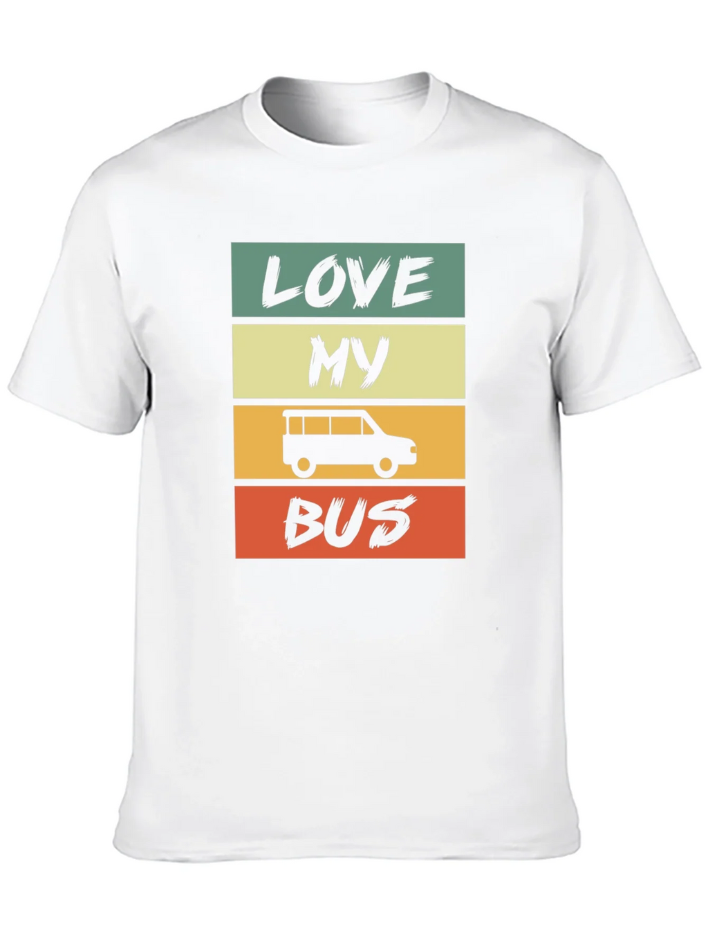 Love My Bus Retro Style T-Shirt