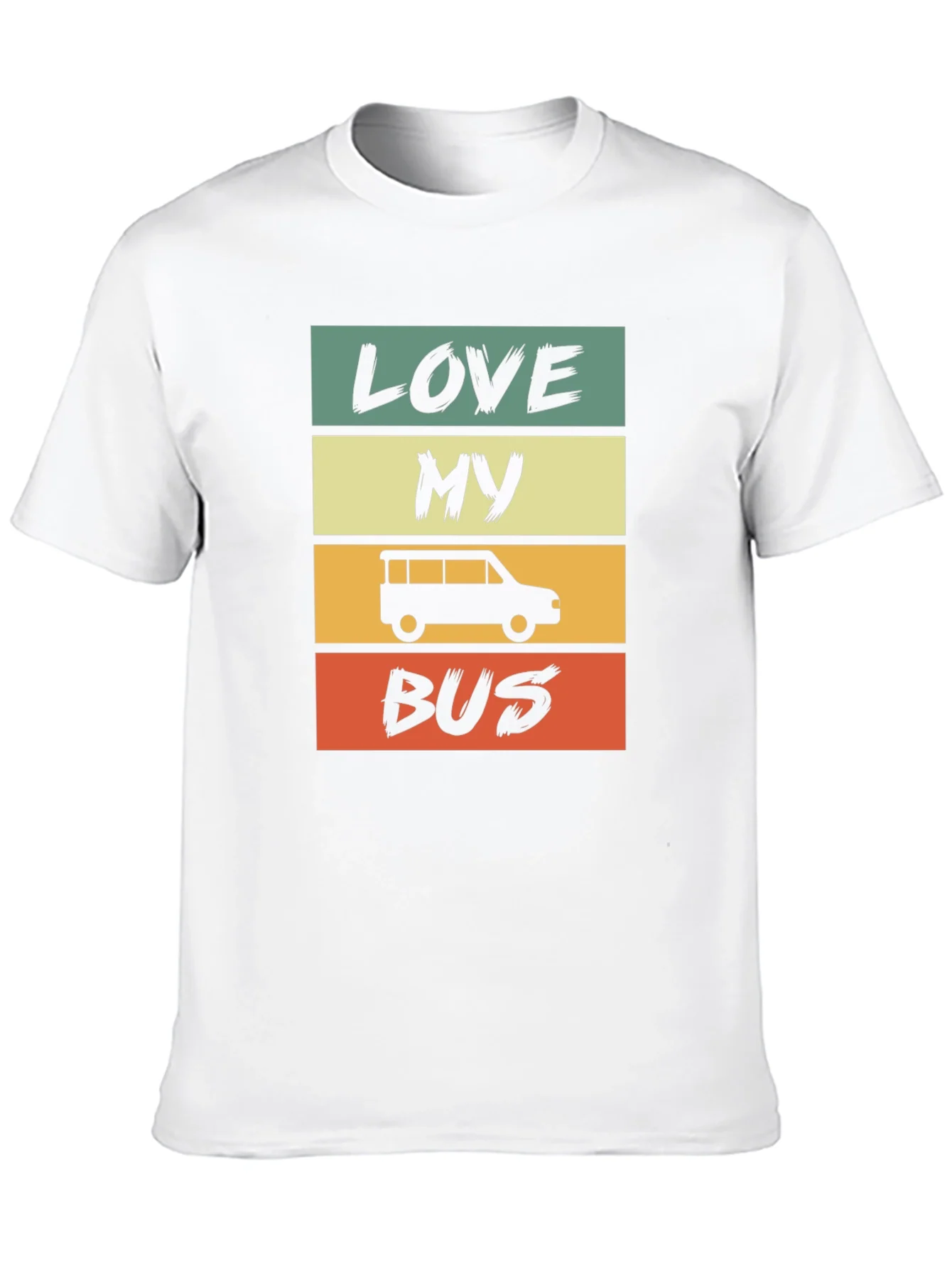 Love My Bus Retro Style T-Shirt