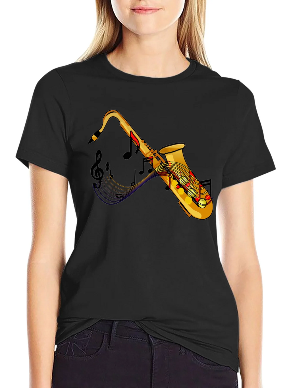 Saxophone Music T-Shirt: Stylish & Unique