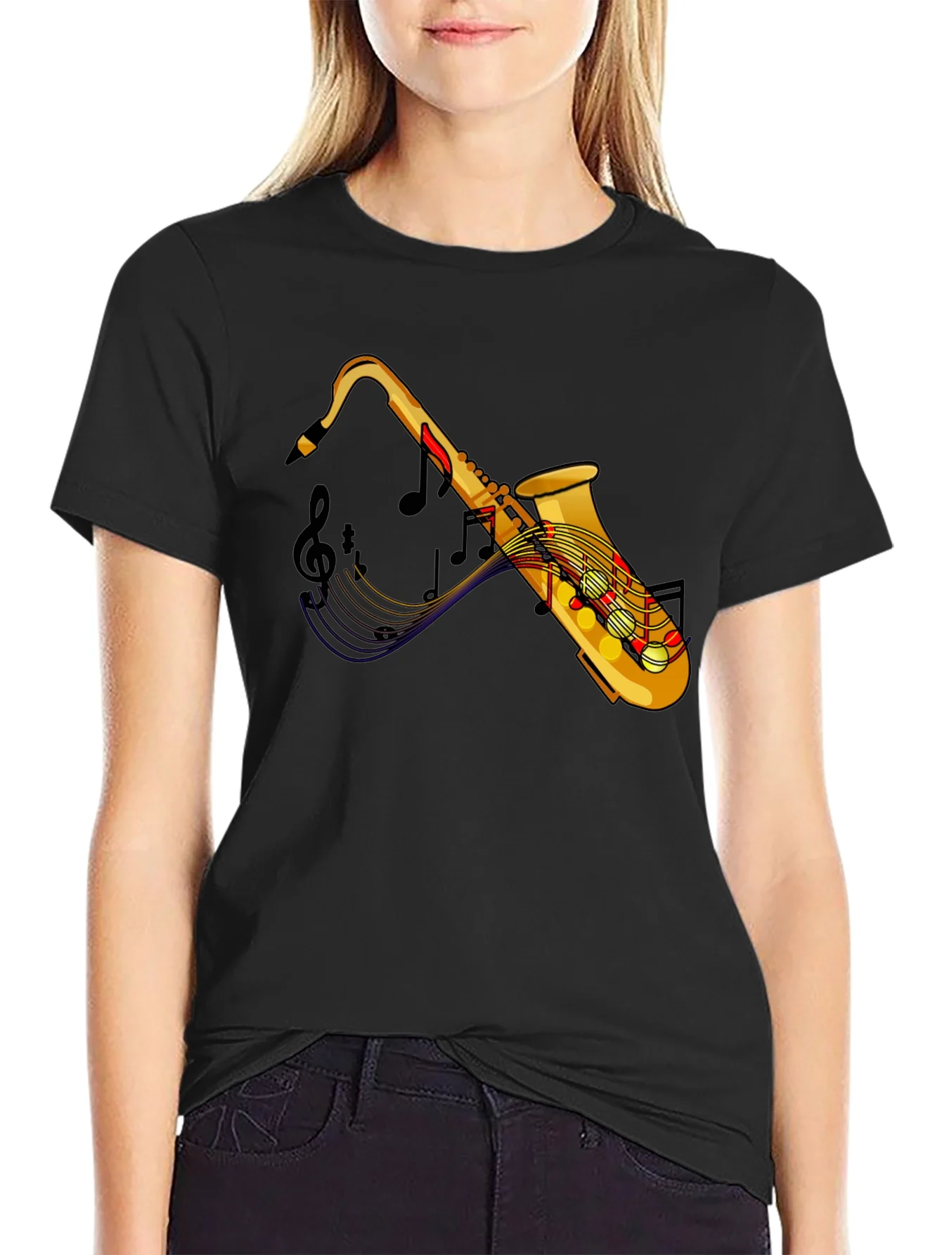 Saxophone Music T-Shirt: Stylish & Unique