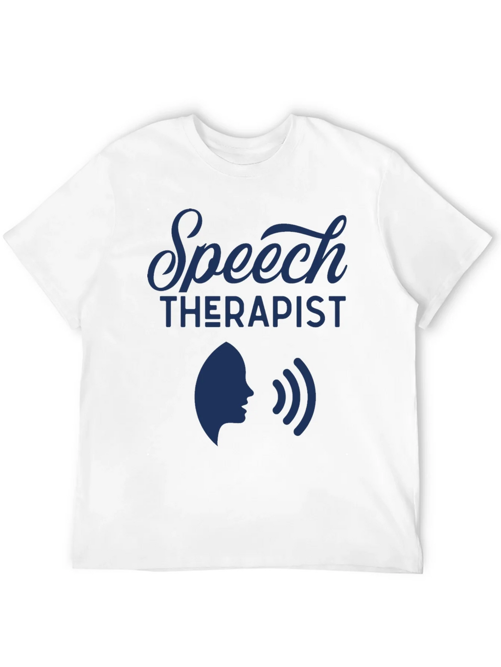 Speech Therapist Graphic Tee - Black Cotton Blend