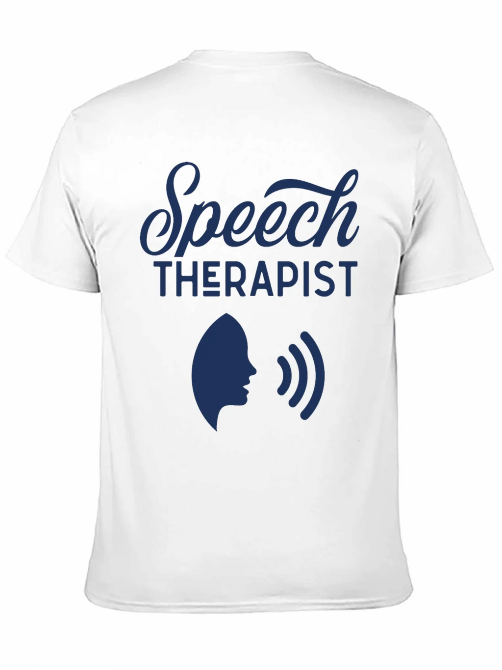 Speech Therapist Graphic Tee - Black Cotton Blend