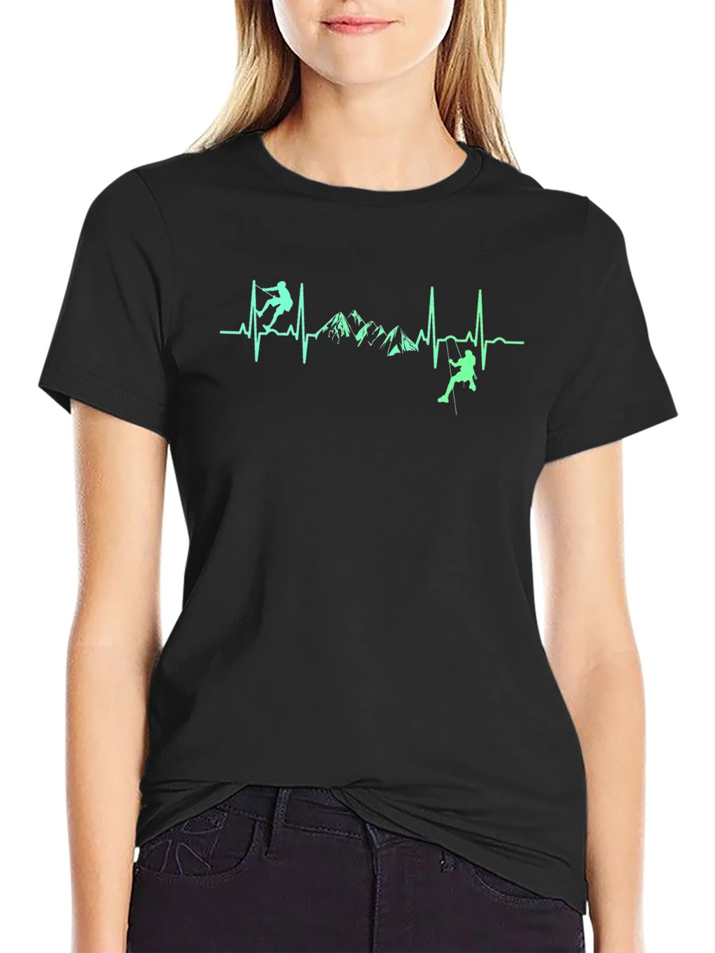 Climbing Heartbeat T-Shirt - Adventure Tee