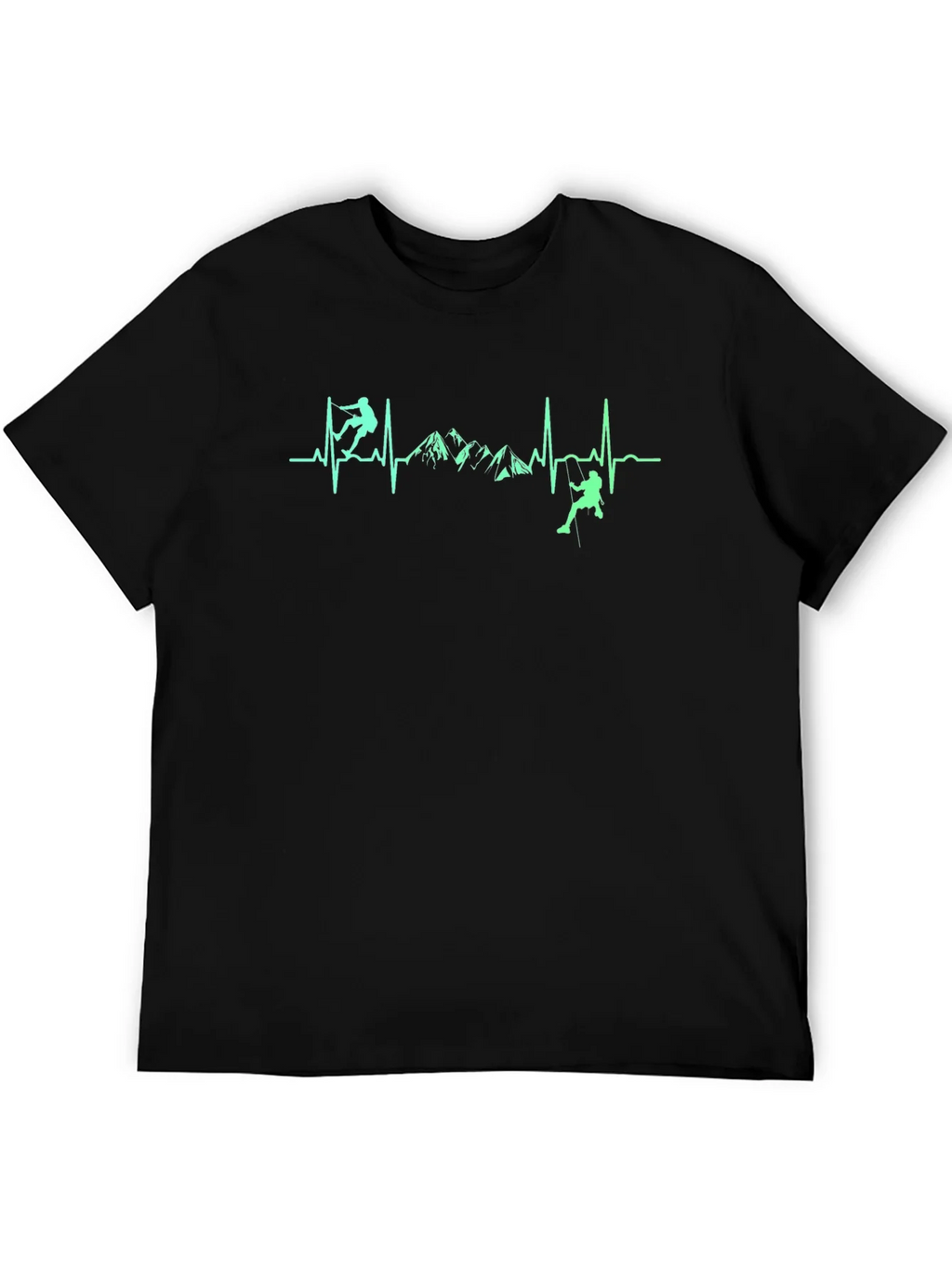 Climbing Heartbeat T-Shirt - Adventure Tee
