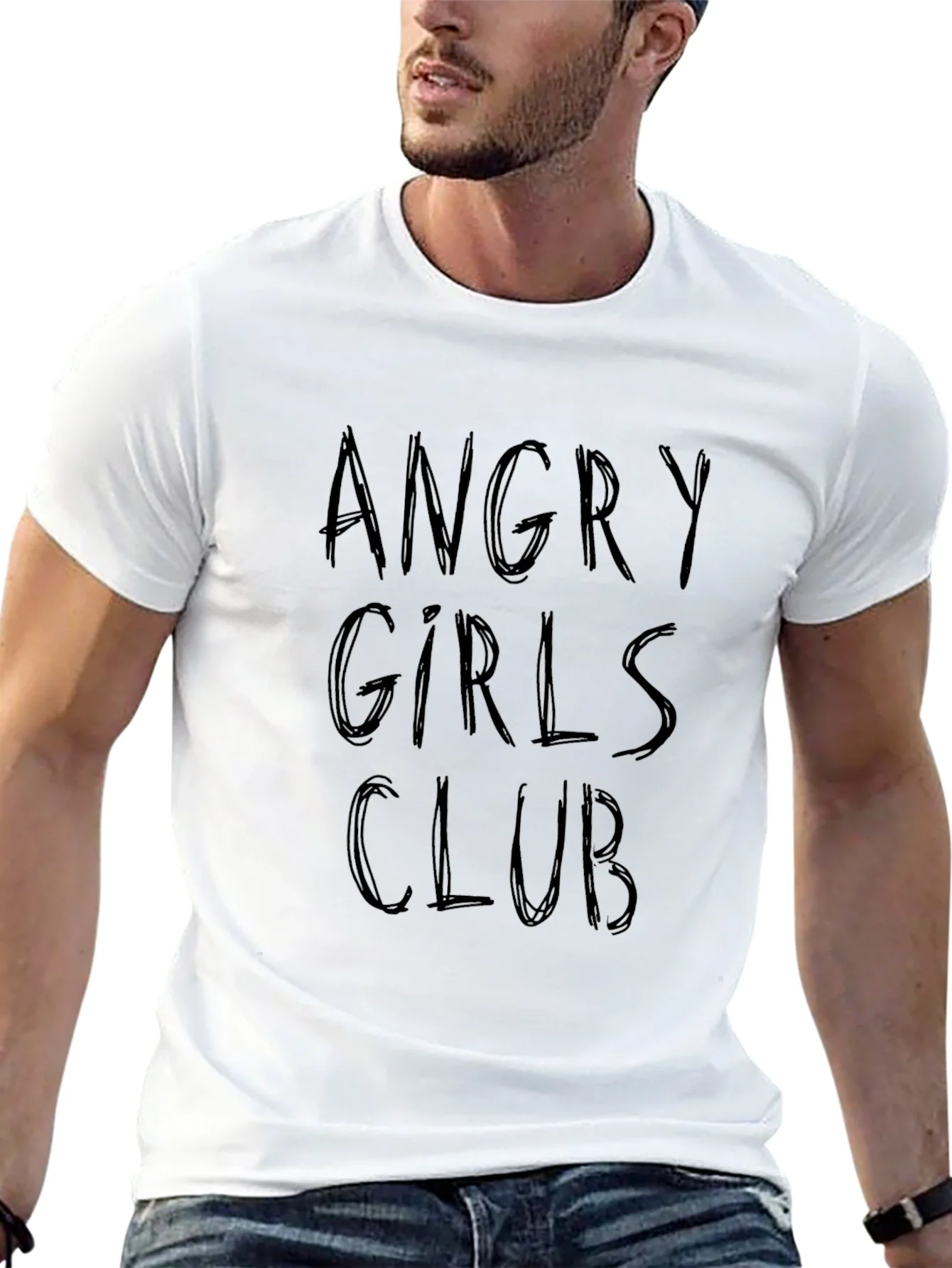 Angry Girls Club Tee - Edgy Graphic T-Shirt