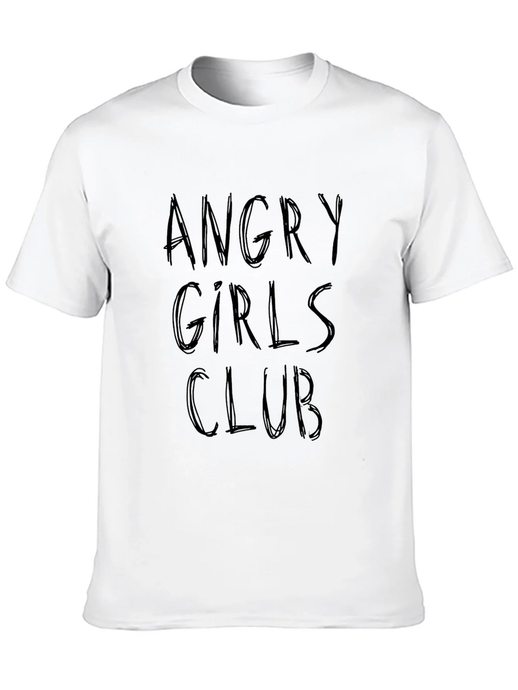 Angry Girls Club Tee - Edgy Graphic T-Shirt
