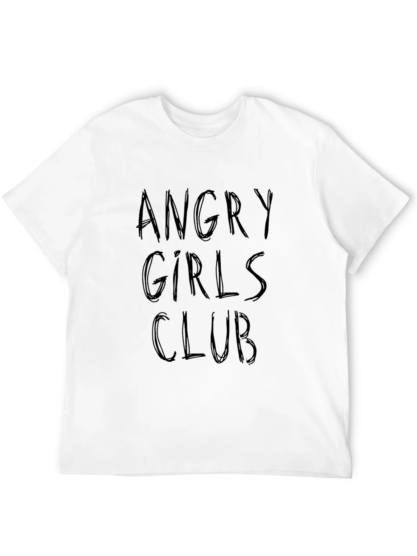 Angry Girls Club Tee - Edgy Graphic T-Shirt