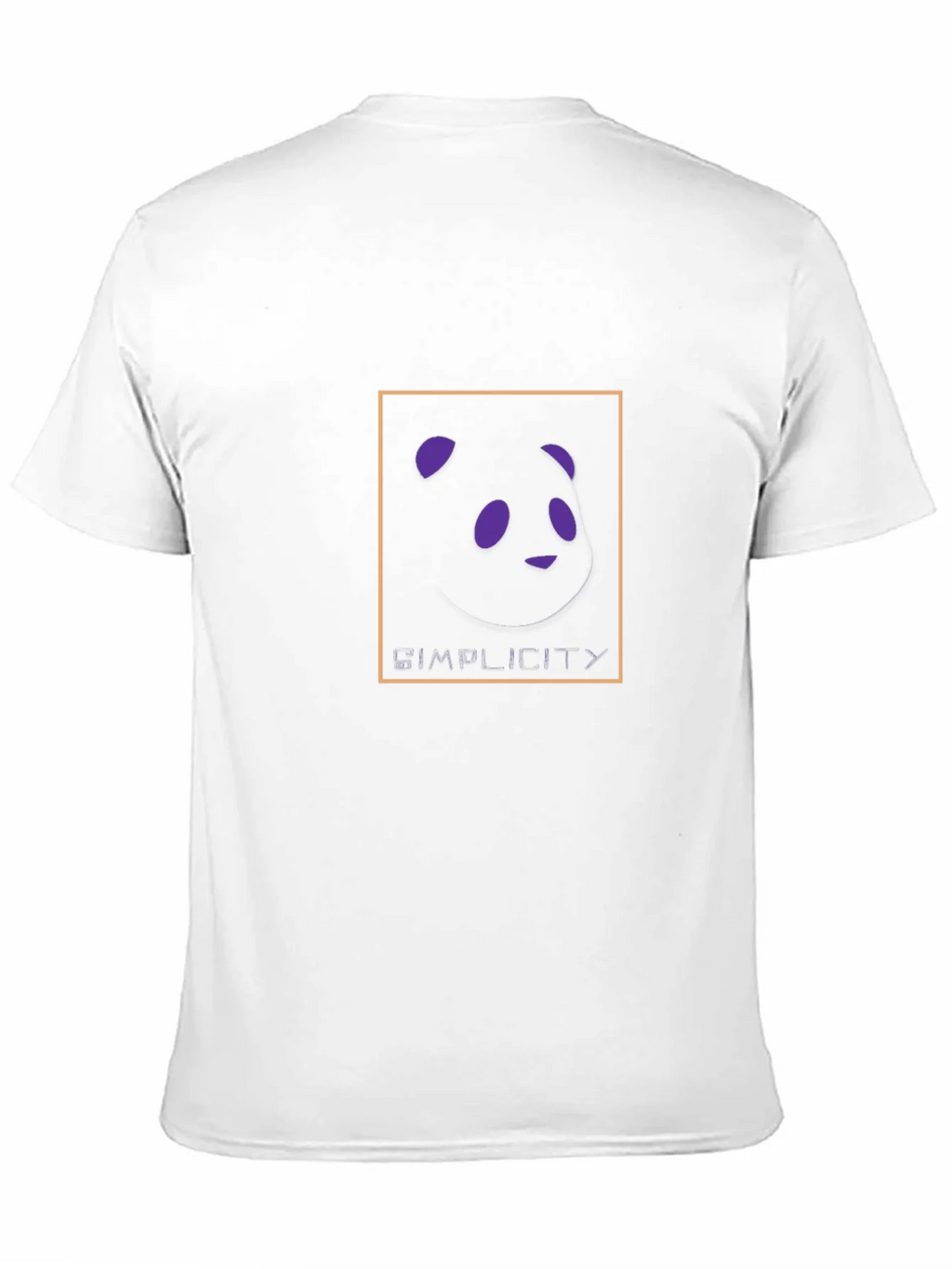 Simplicity Panda Graphic Black T-Shirt