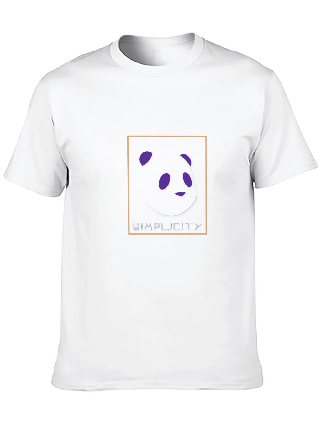 Simplicity Panda Graphic Black T-Shirt