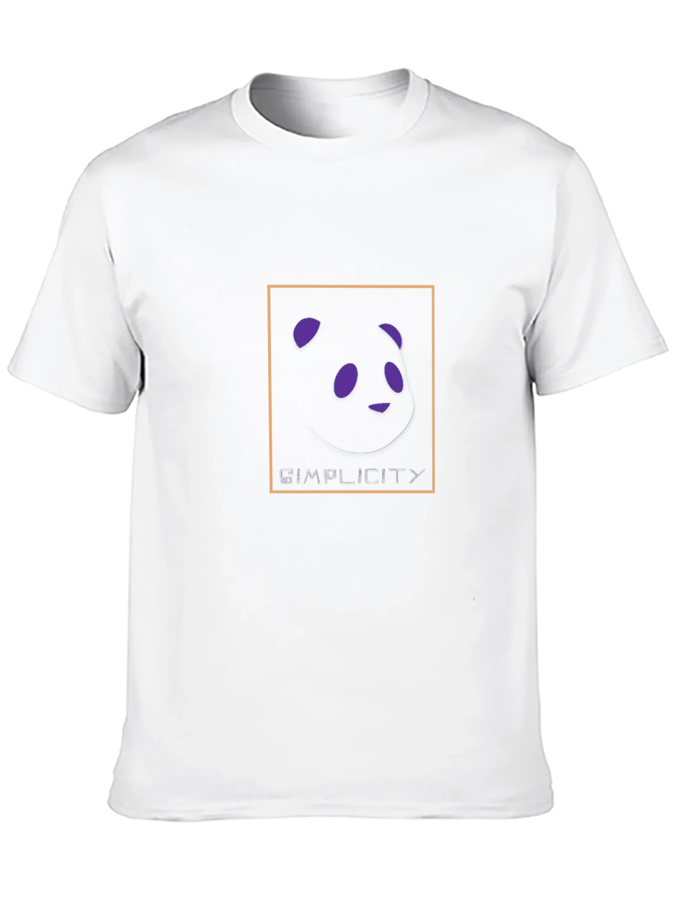 Simplicity Panda Graphic Black T-Shirt