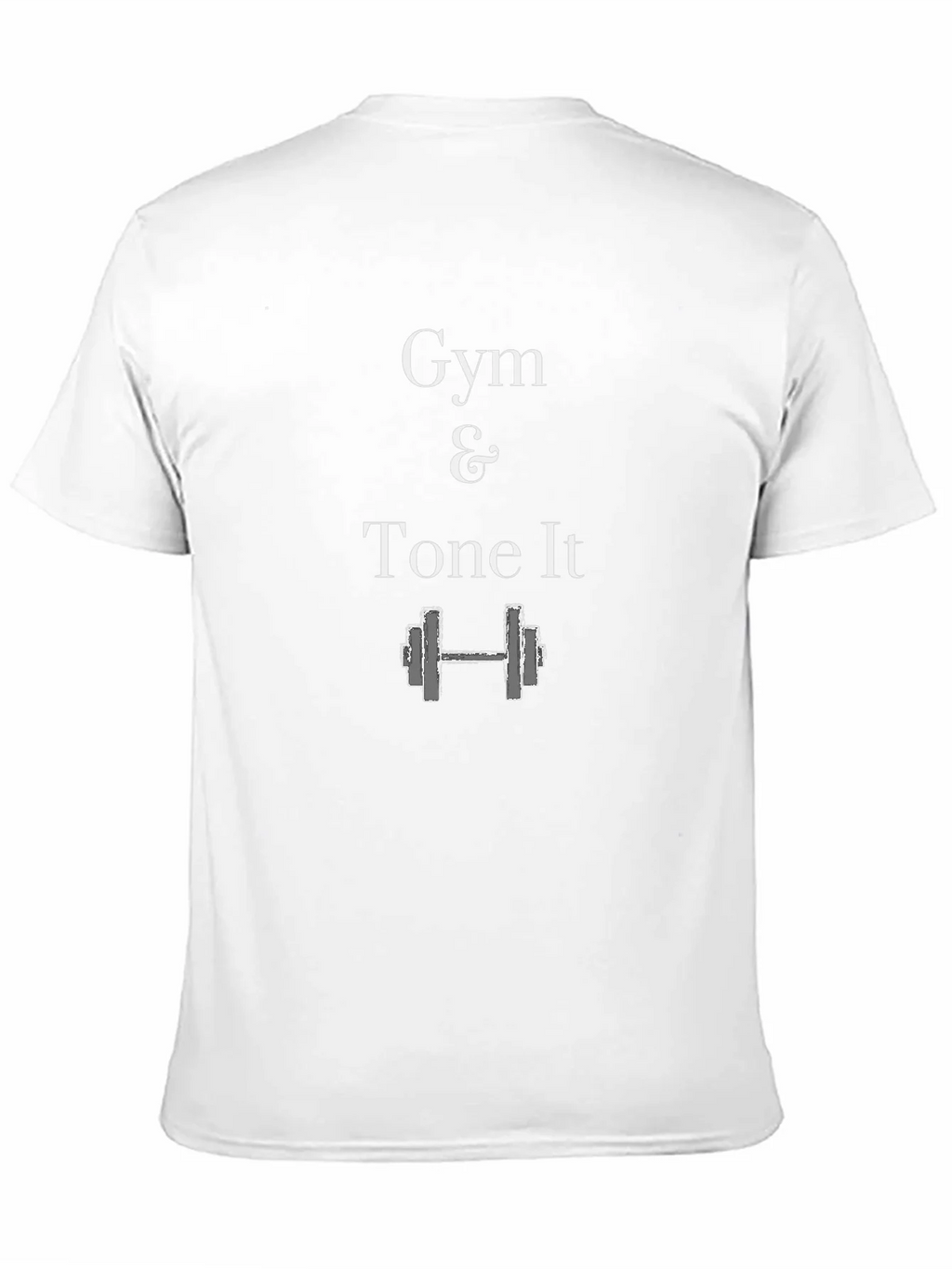 Gym & Tone It Black Graphic T-Shirt