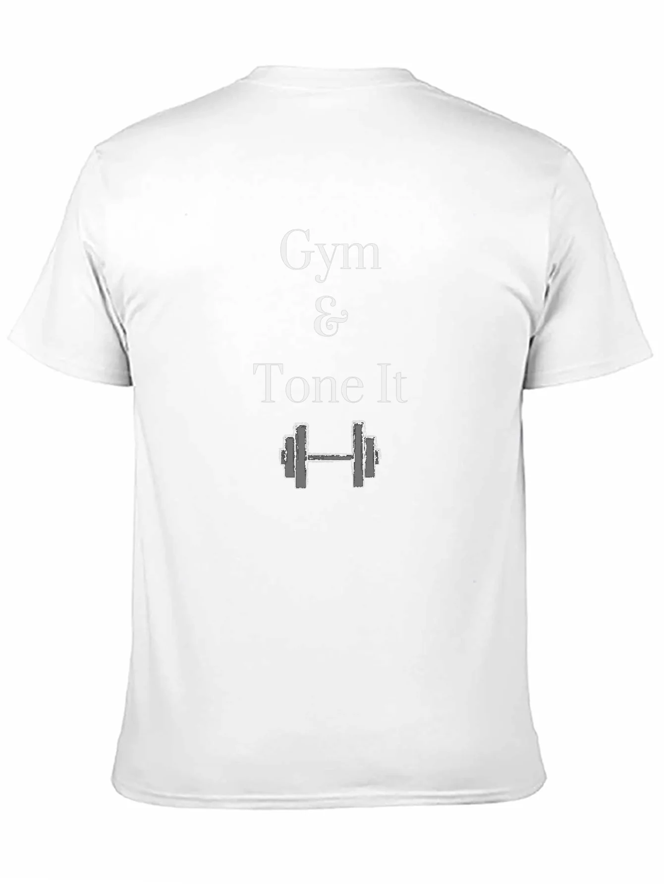 Gym & Tone It Black Graphic T-Shirt