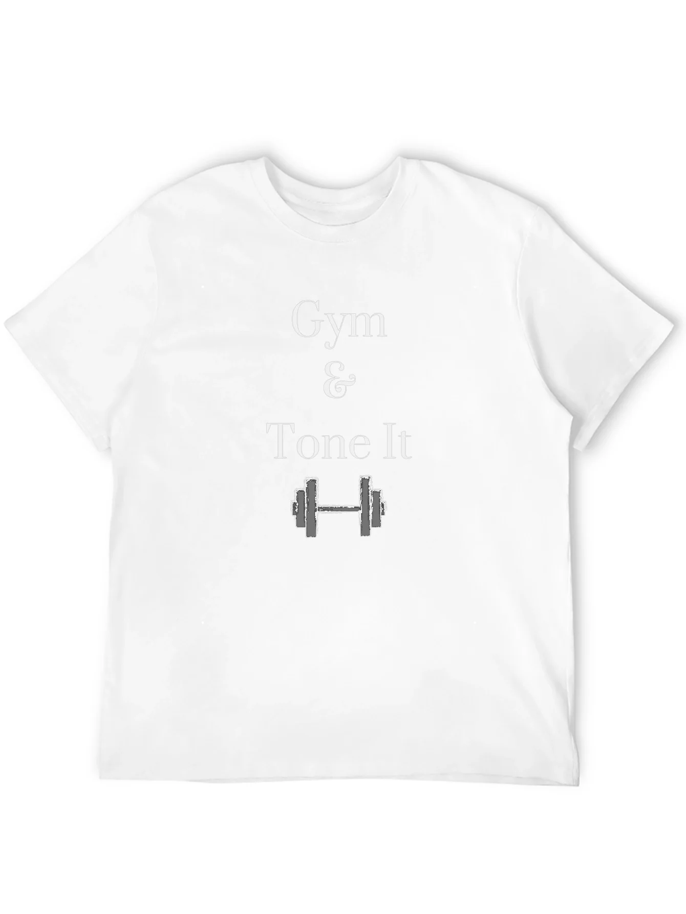 Gym & Tone It Black Graphic T-Shirt