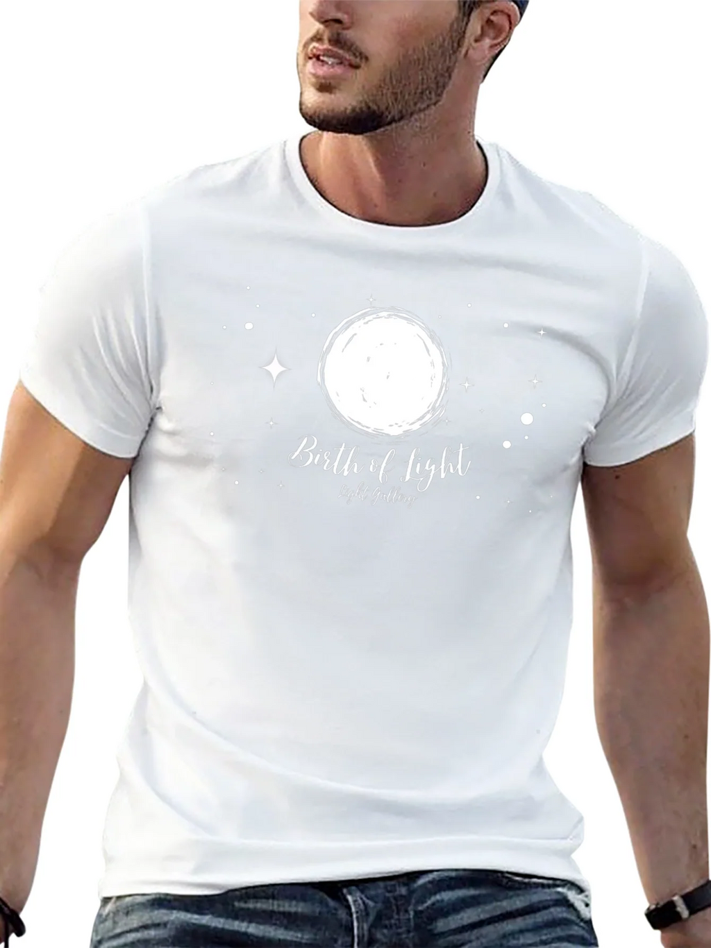 Birth of Light Black T-Shirt