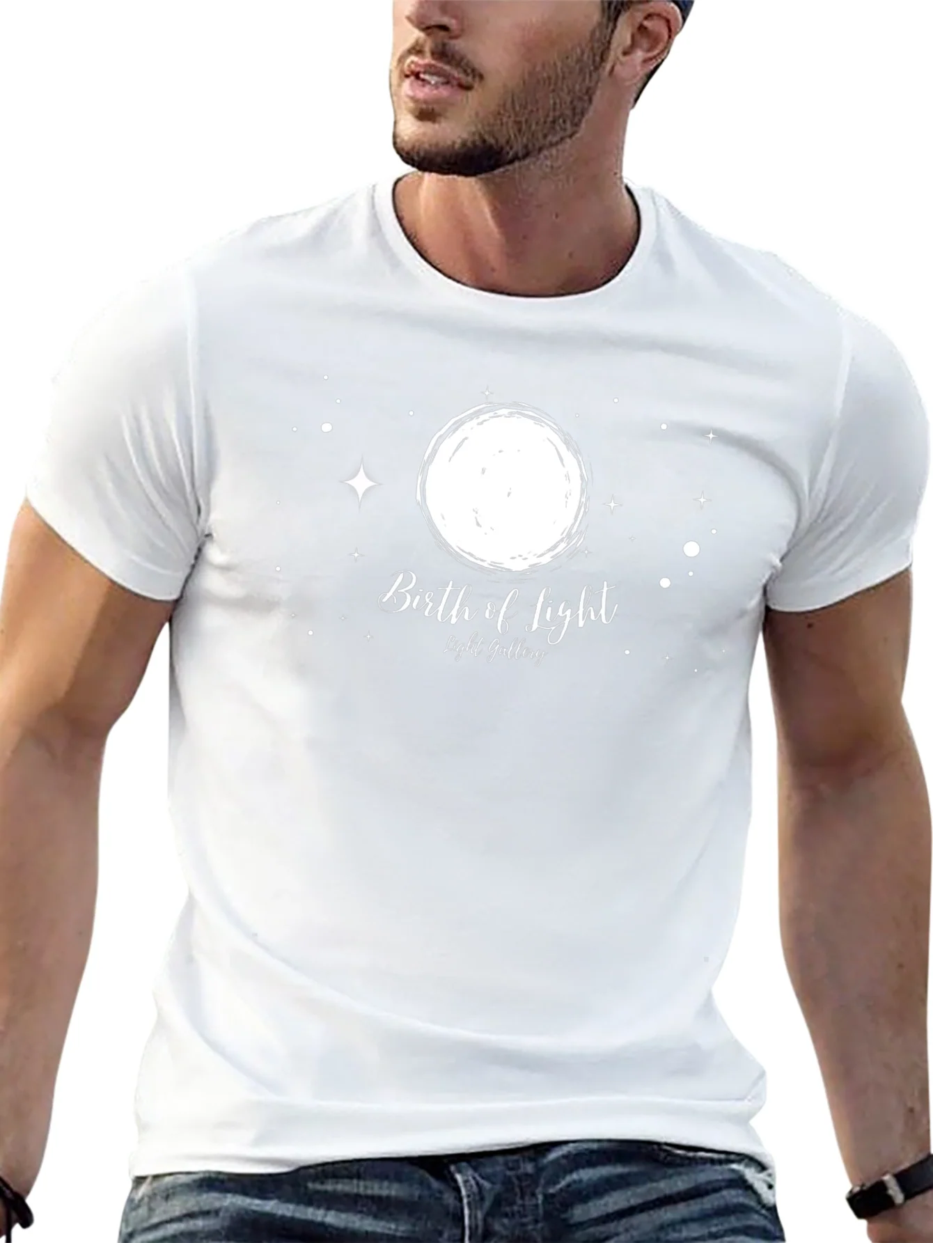 Birth of Light Black T-Shirt