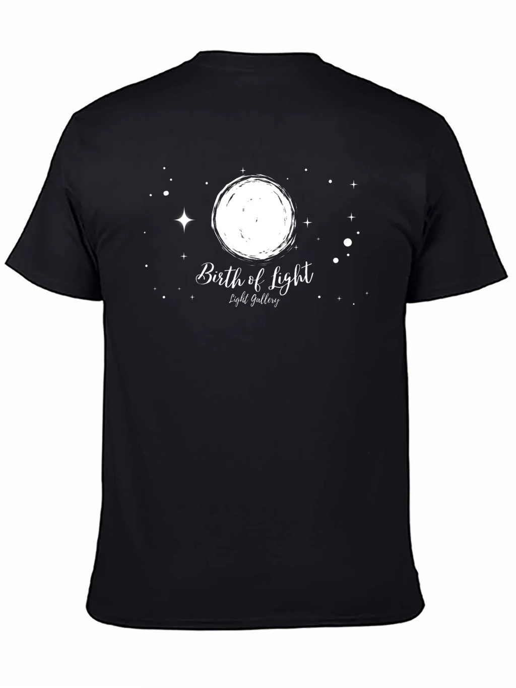 Birth of Light Black T-Shirt