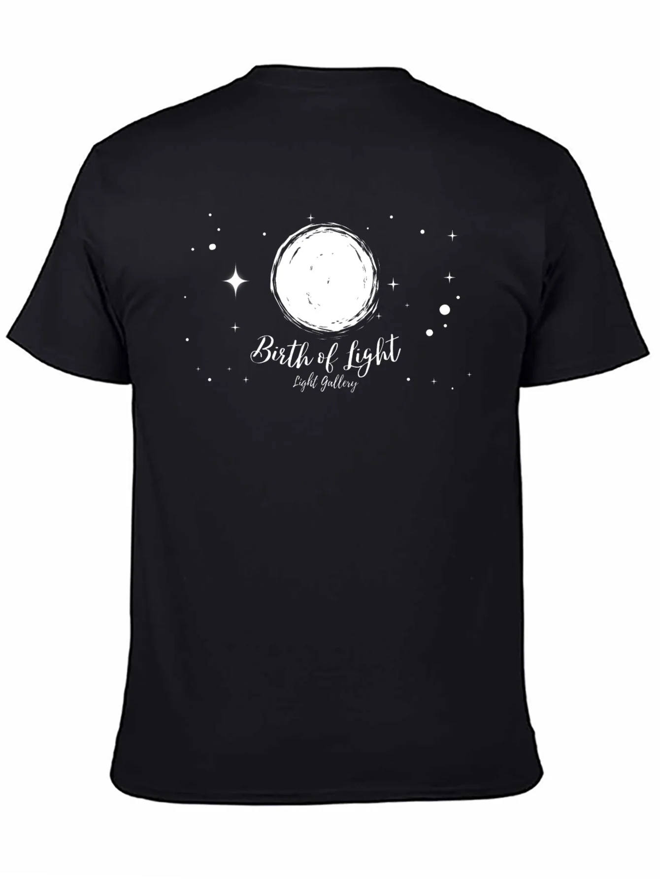 Birth of Light Black T-Shirt