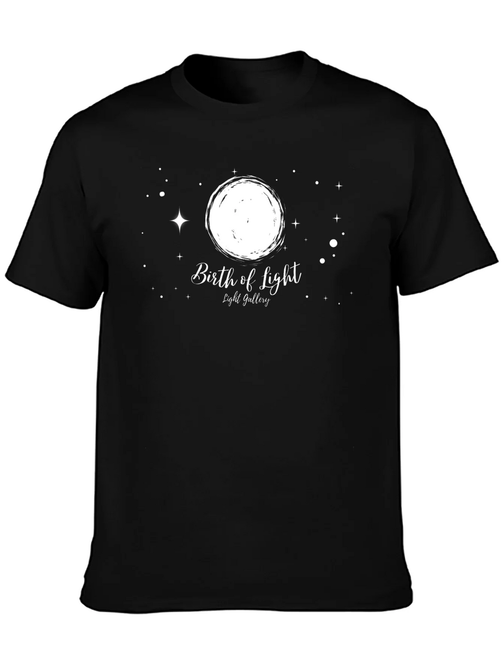 Birth of Light Black T-Shirt