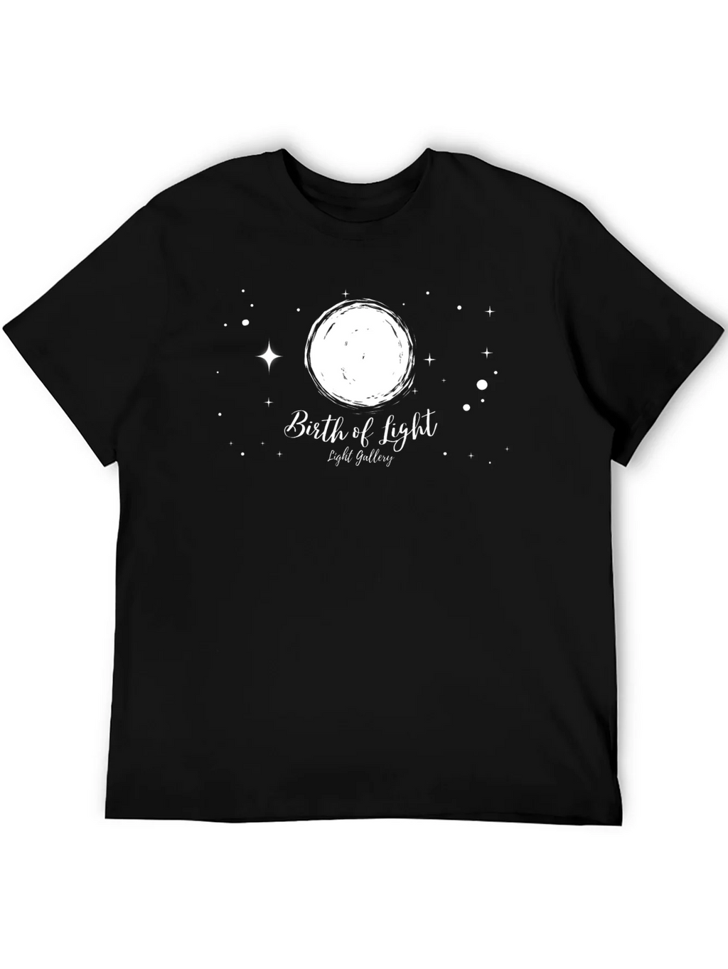 Birth of Light Black T-Shirt