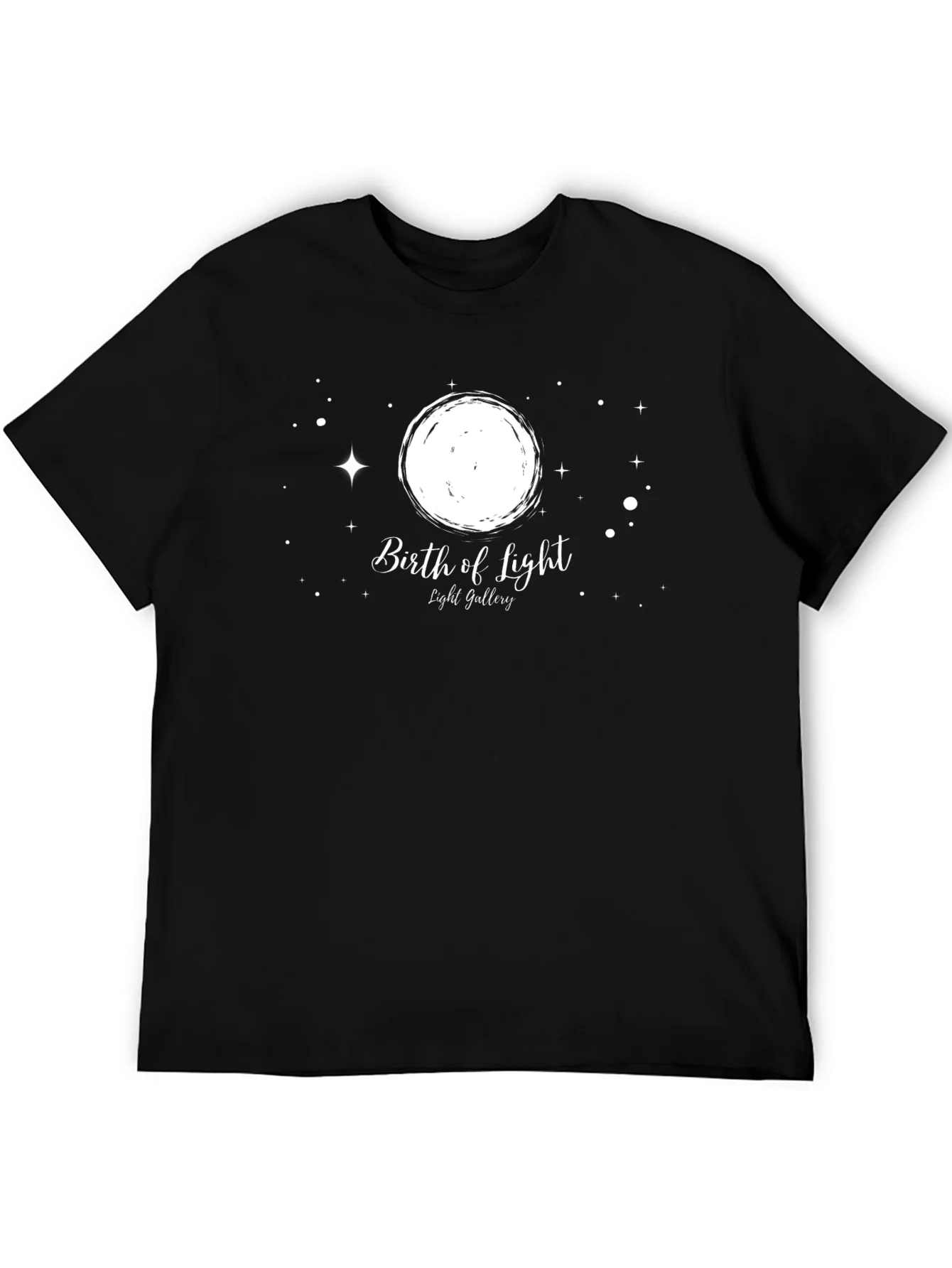 Birth of Light Black T-Shirt