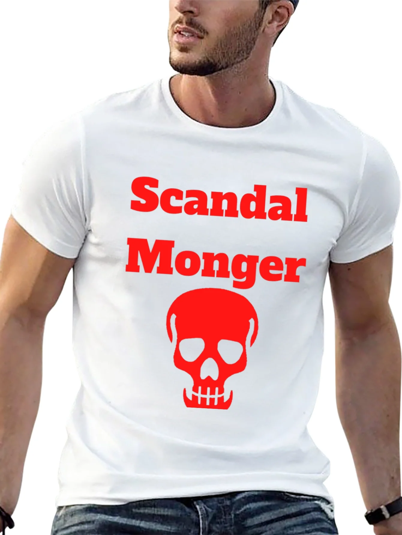 Scandal Monger Skull Graphic Tee
