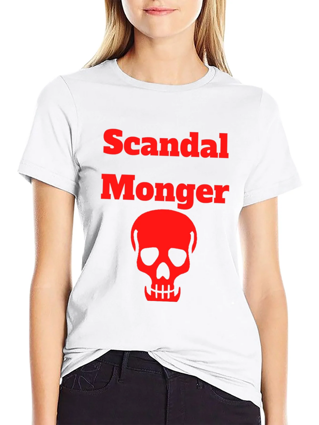 Scandal Monger Skull Graphic Tee