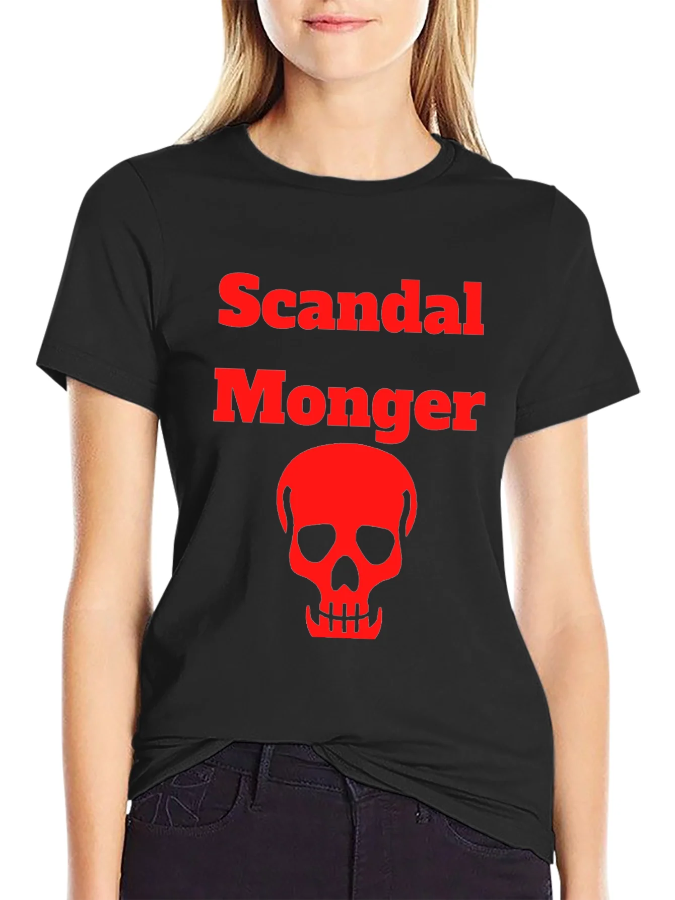 Scandal Monger Skull Graphic Tee
