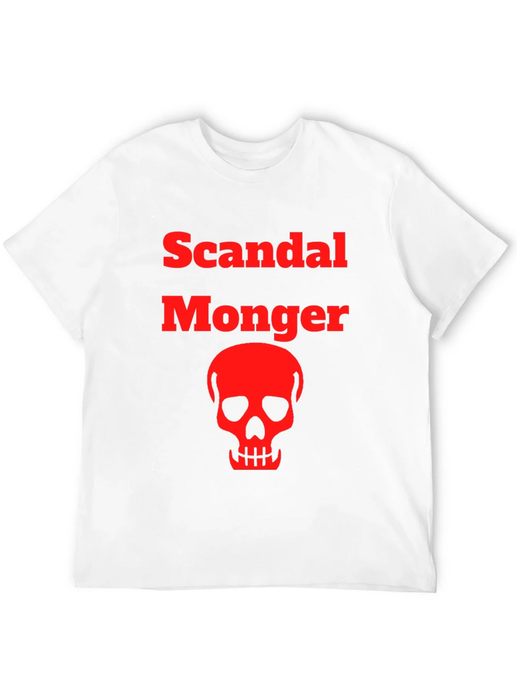 Scandal Monger Skull Graphic Tee