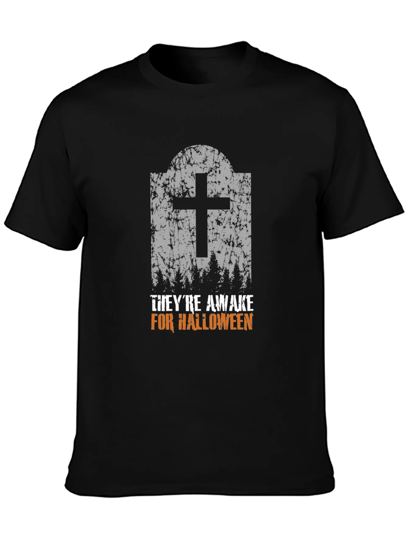 Halloween Tombstone T-Shirt - Theyre Awake!
