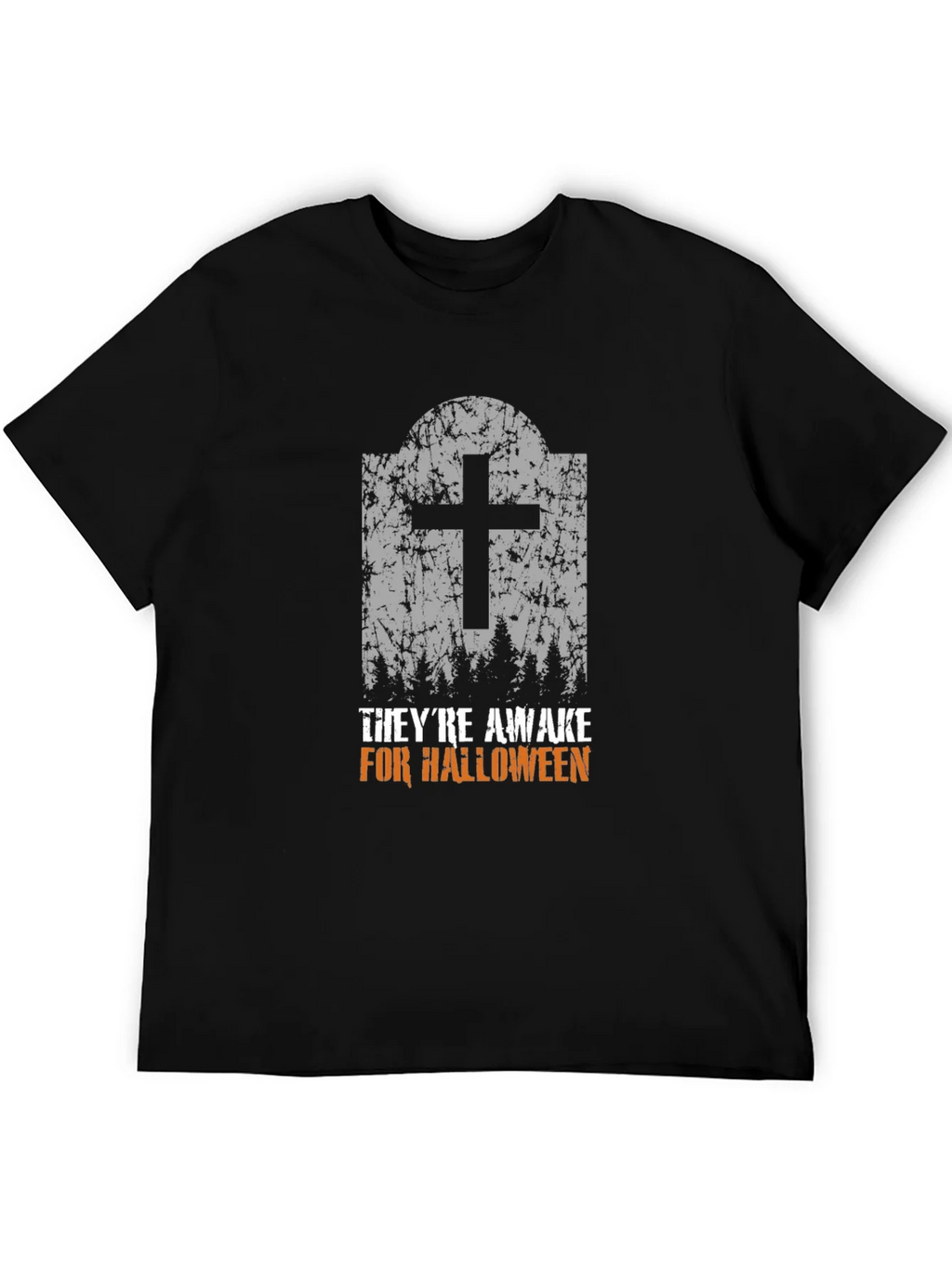 Halloween Tombstone T-Shirt - Theyre Awake!