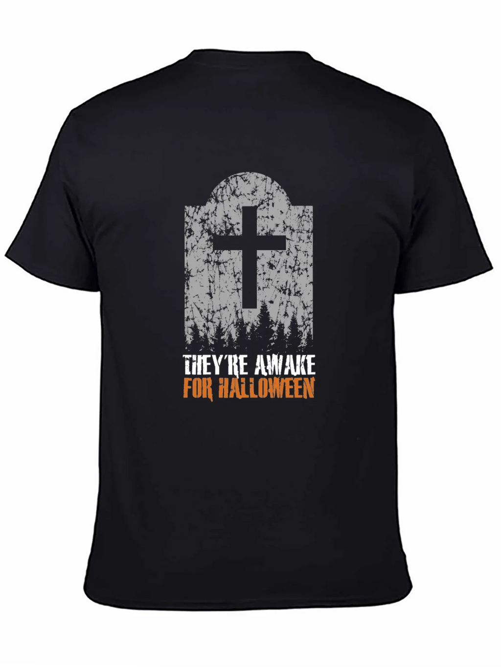 Halloween Tombstone T-Shirt - Theyre Awake!