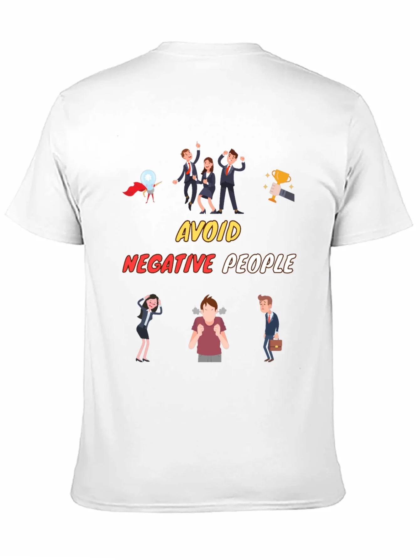 Avoid Negative People T-Shirt Funny Graphic Tee