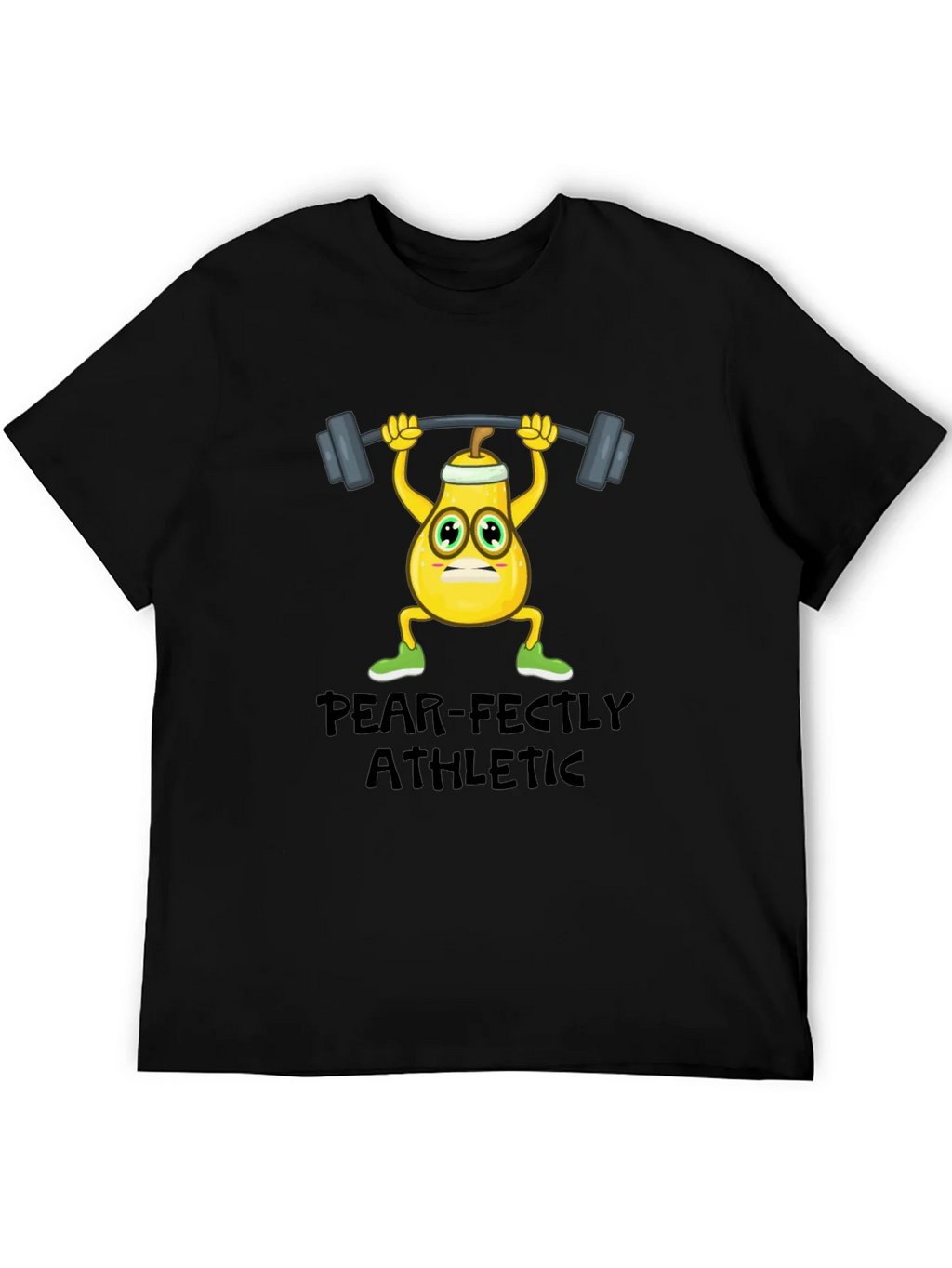 Pear-fectly Athletic Black T-Shirt