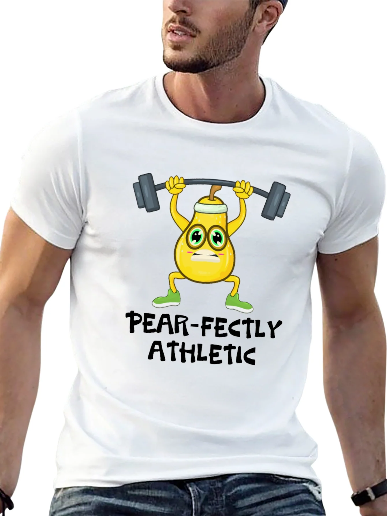 Pear-fectly Athletic Black T-Shirt